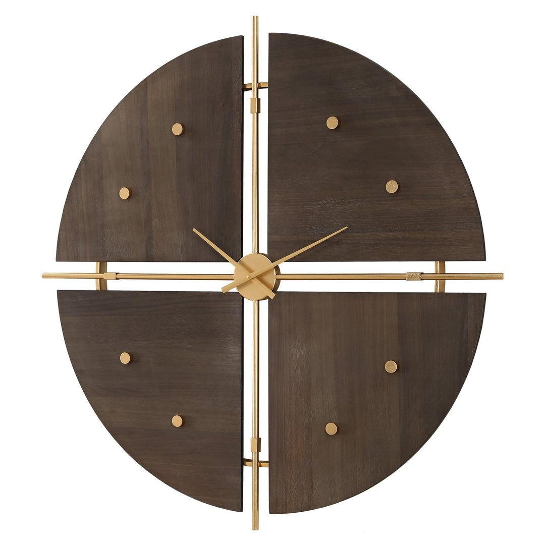 WALNUT ELEGANCE WALL CLOCK