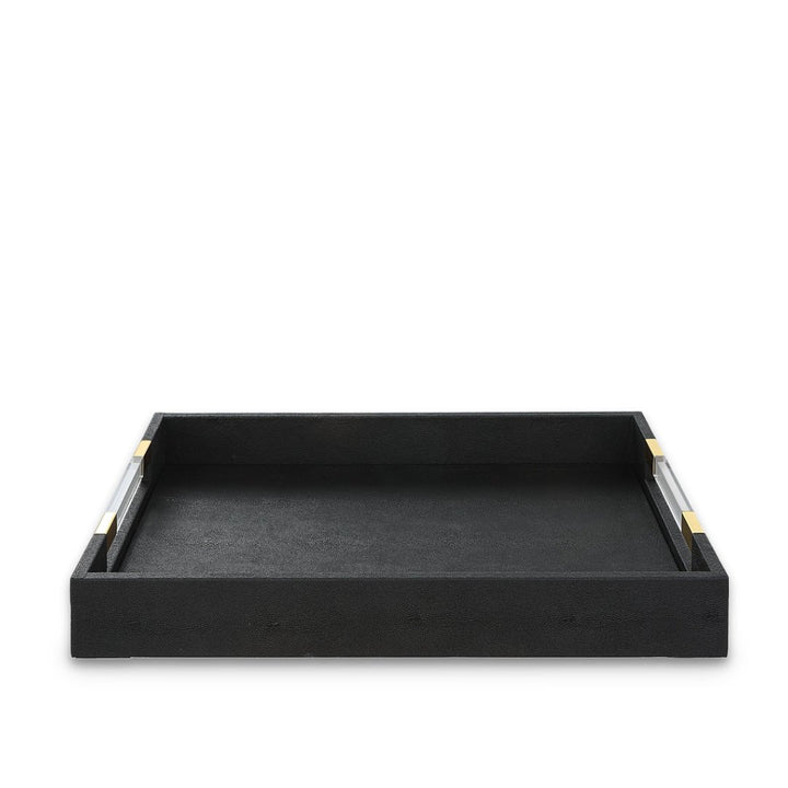 WESSEX BLACK SHAGREEN TRAY