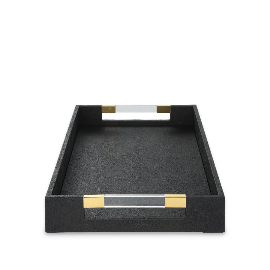 WESSEX BLACK SHAGREEN TRAY