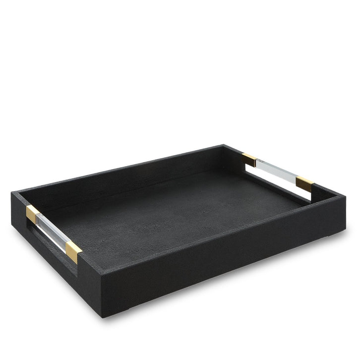 WESSEX BLACK SHAGREEN TRAY