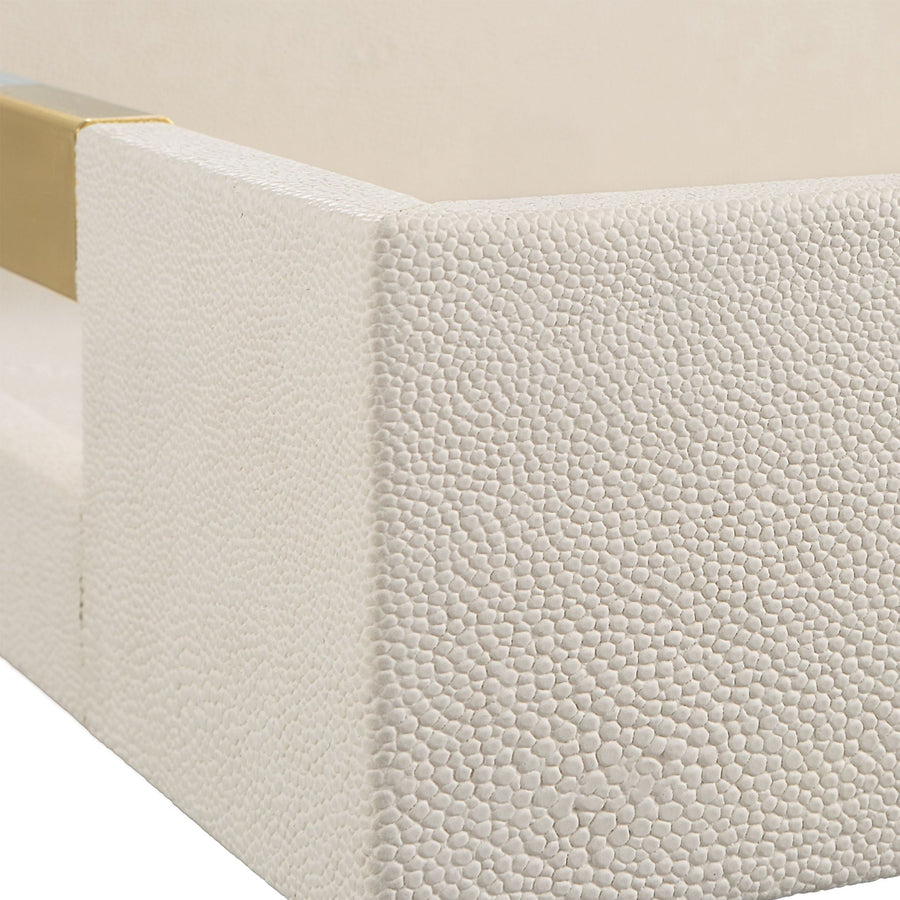 WESSEX IVORY SHAGREEN TRAY