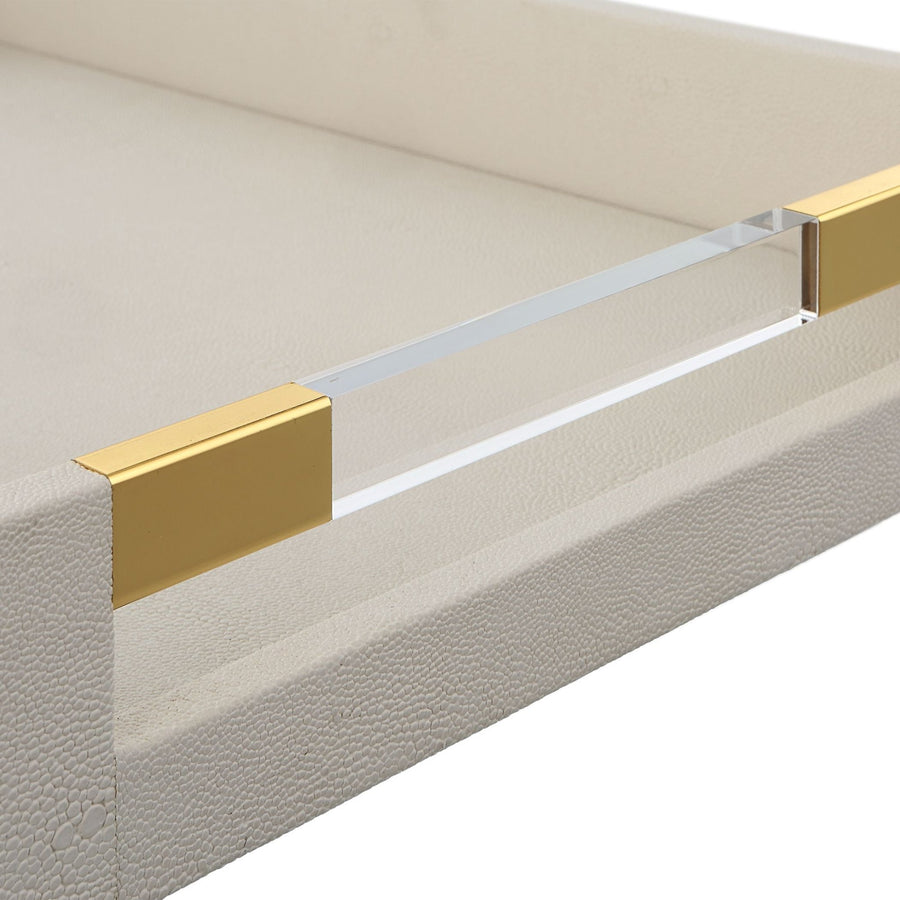 WESSEX IVORY SHAGREEN TRAY