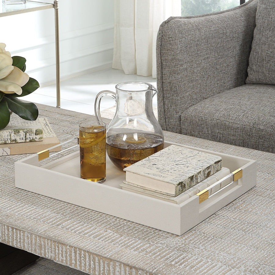WESSEX IVORY SHAGREEN TRAY