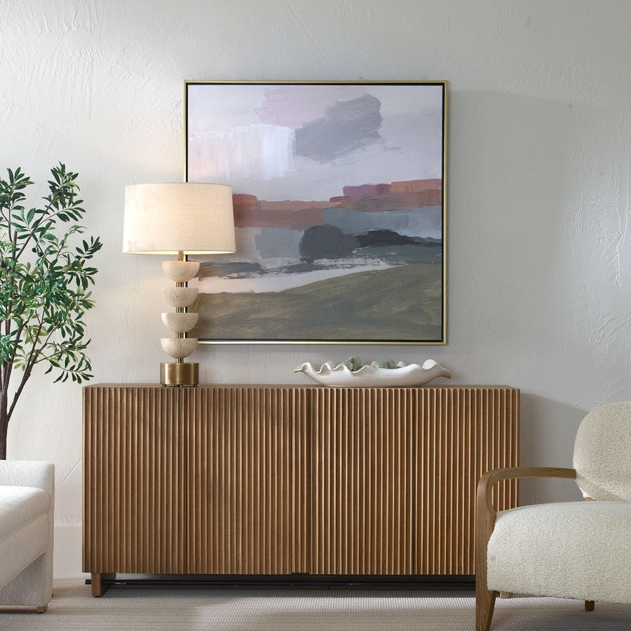 "WESTWARD" FRAMED ABSTRACT LANDSCAPE ART
