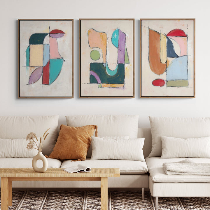 "WHIMSICAL PUZZLE" CANVAS ART SERIES