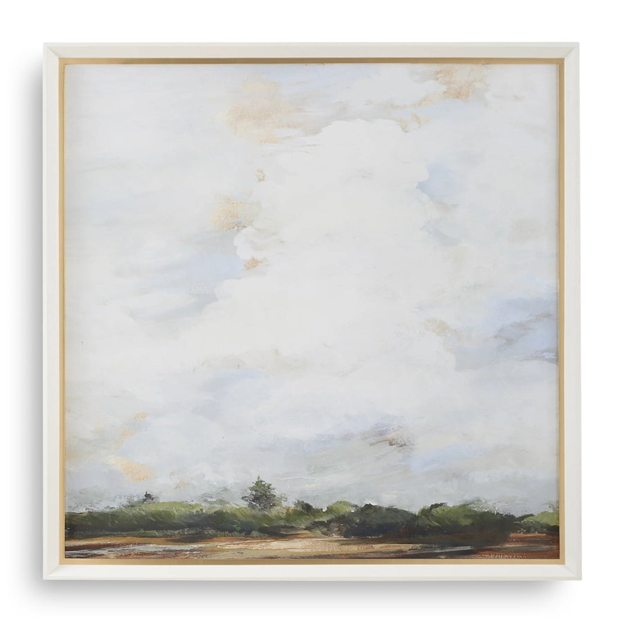 "WHISPERING CLOUDSCAPES" LANDSCAPE FRAMED PRINT