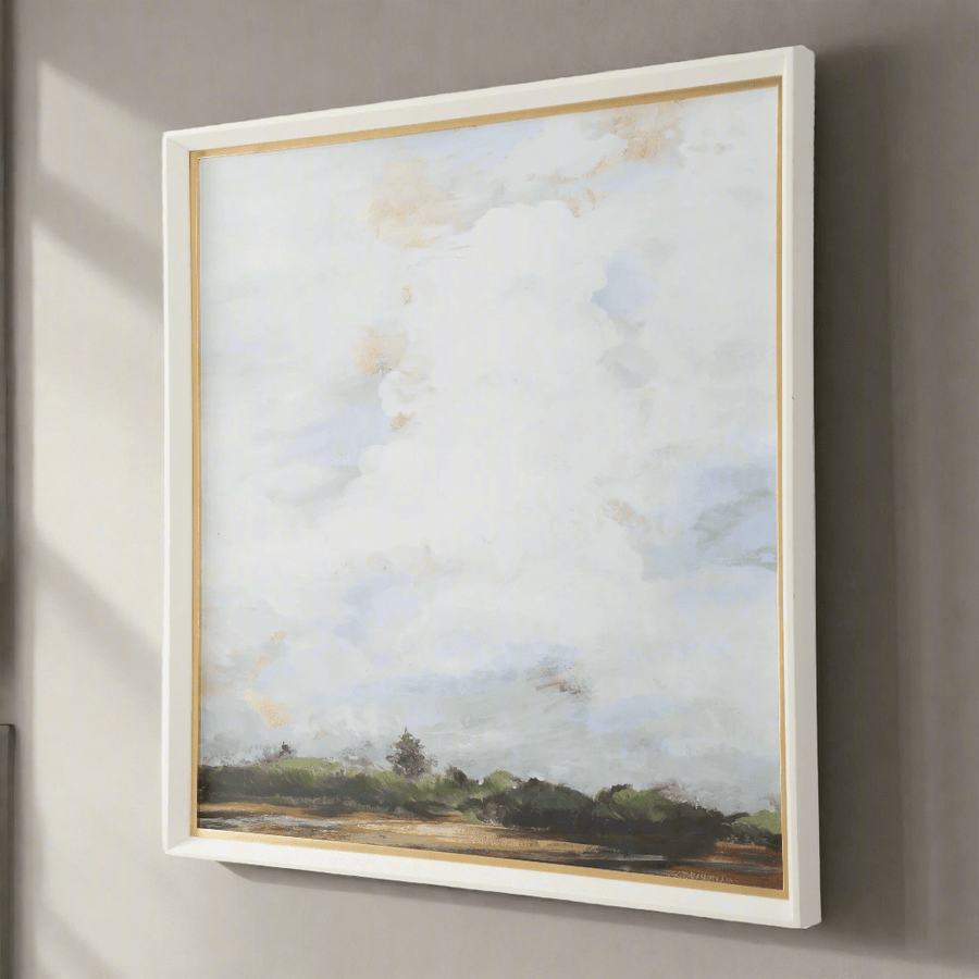 "WHISPERING CLOUDSCAPES" LANDSCAPE FRAMED PRINT