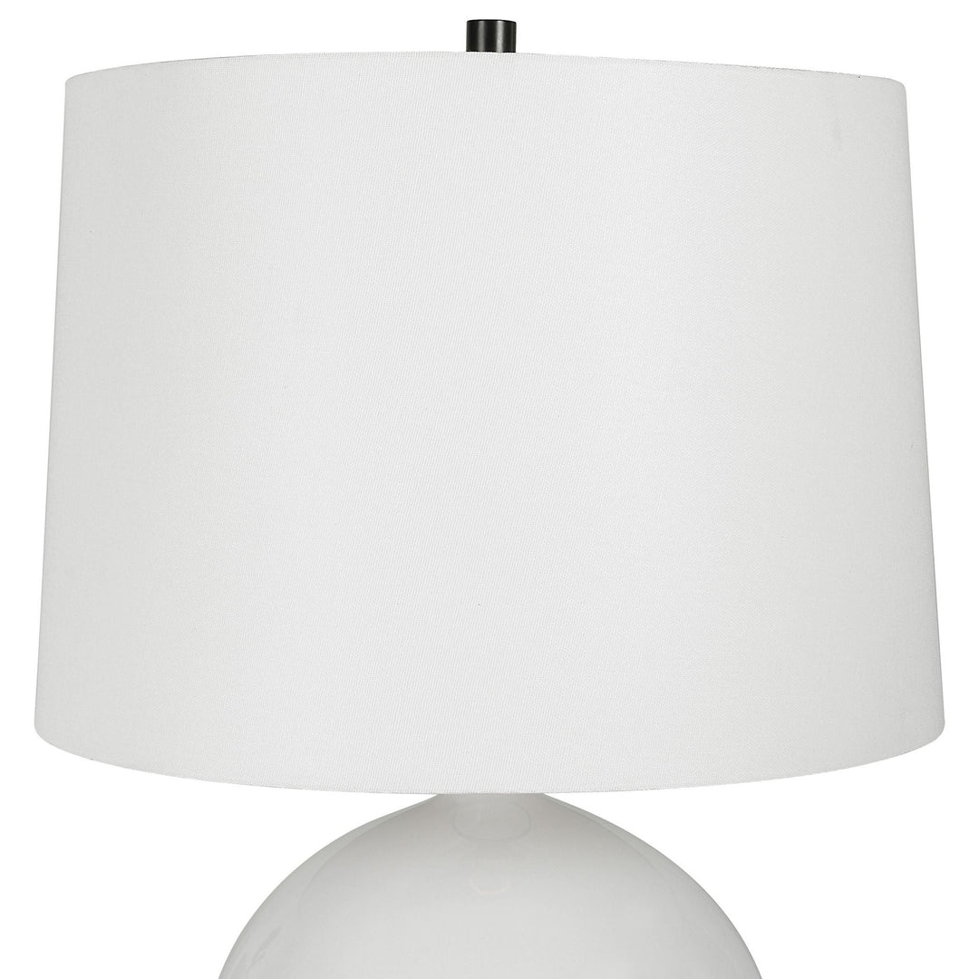 WHITE COLLAR ACCENT LAMP