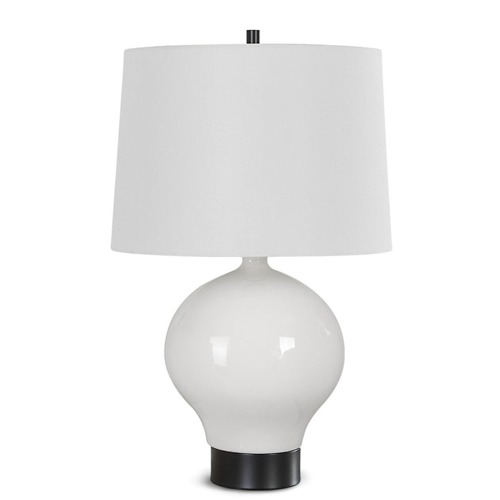 WHITE COLLAR ACCENT LAMP