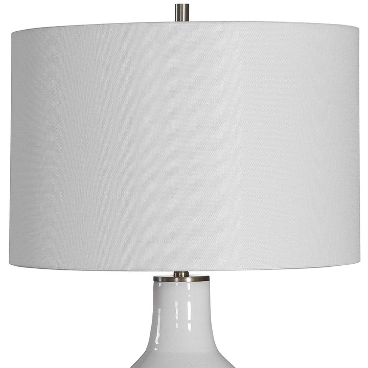 WHITE SANDS CERAMIC LAMP