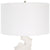 WHITE STONE REMNANT TABLE LAMP