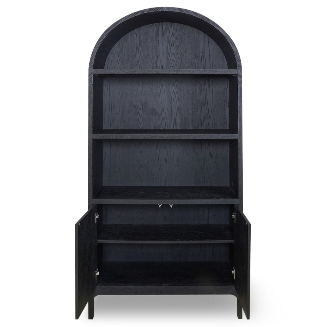 WILDE DISPLAY CABINET: BLACK OAK