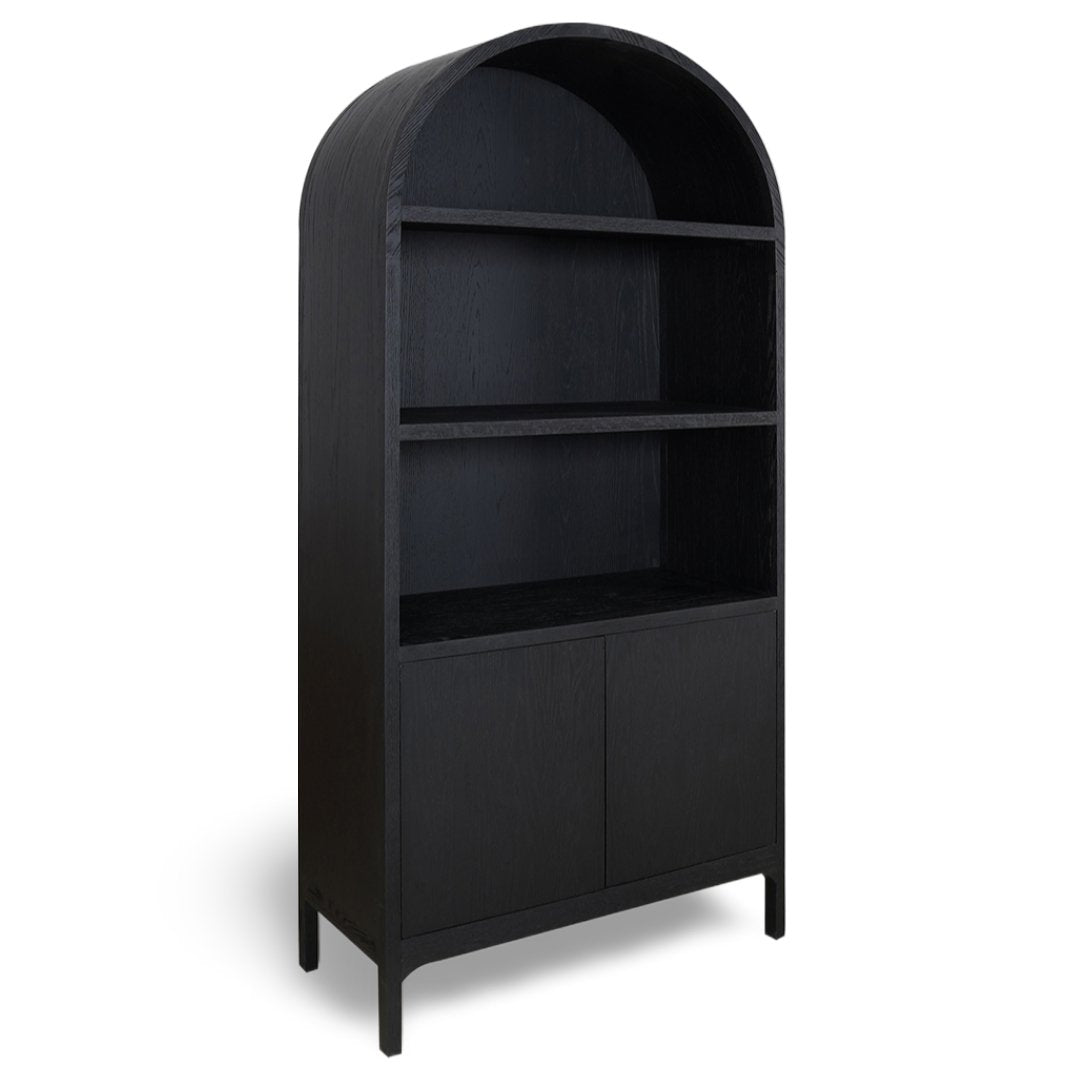 WILDE DISPLAY CABINET: BLACK OAK