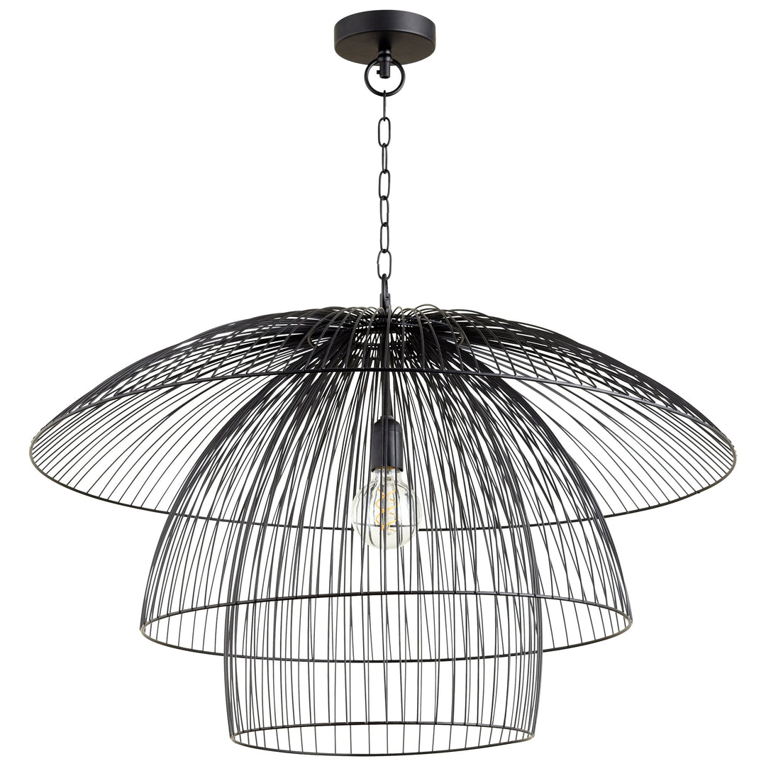 WIRED METAL CANOPY PENDANT