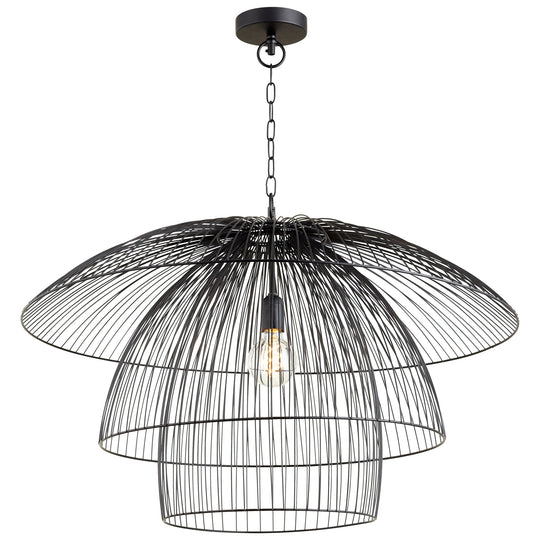 WIRED METAL CANOPY PENDANT