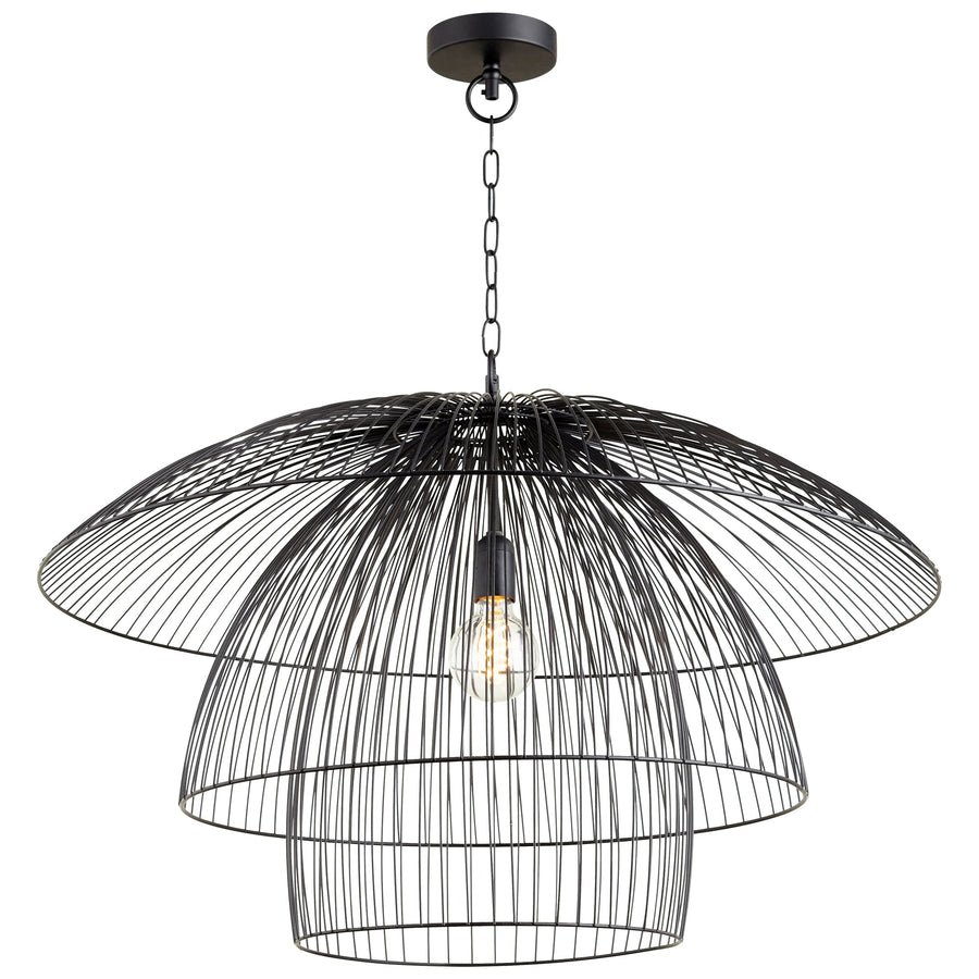 WIRED METAL CANOPY PENDANT