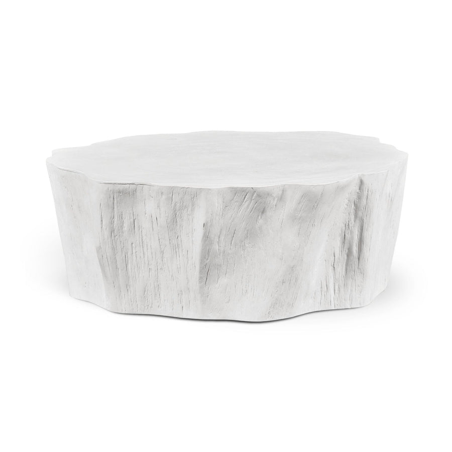 WOODS EDGE WHITE COFFEE TABLE