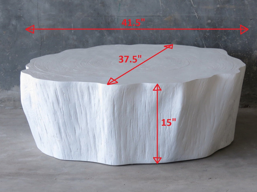 WOODS EDGE WHITE COFFEE TABLE