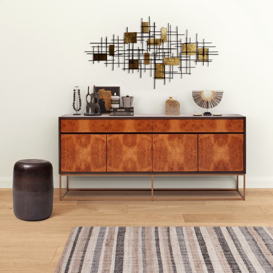 YOGA OAK BURL SIDEBOARD