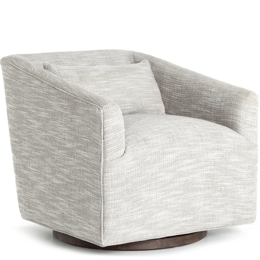 YORK SWIVEL CHAIR: MONTERRY PEBBLE