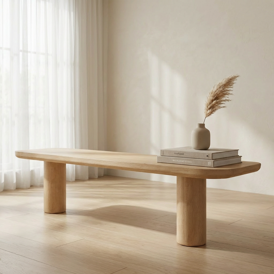 ANDERS NATURAL OAK DINING BENCH