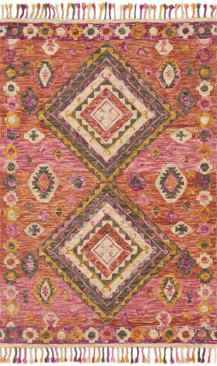 ZHARAH 07 HOOKED WOOL RUG: FIESTA MULTI