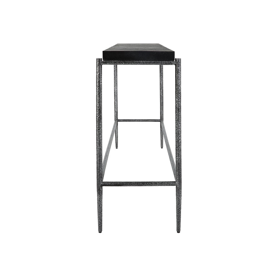 ZUMA BLACK CONCRETE + METAL CONSOLE