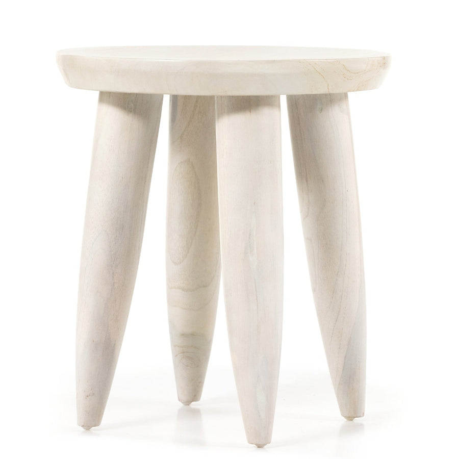 ZURI IVORY TEAK ACCENT TABLE