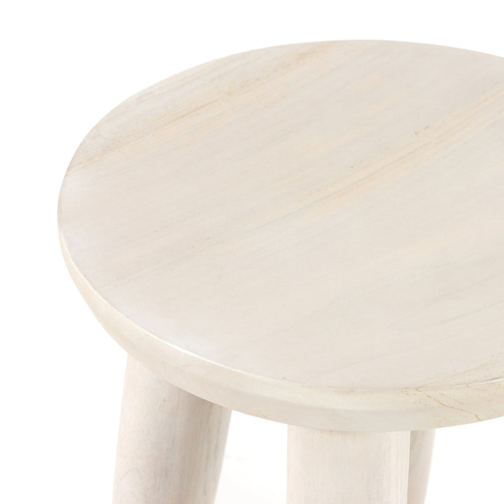 ZURI IVORY TEAK ACCENT TABLE