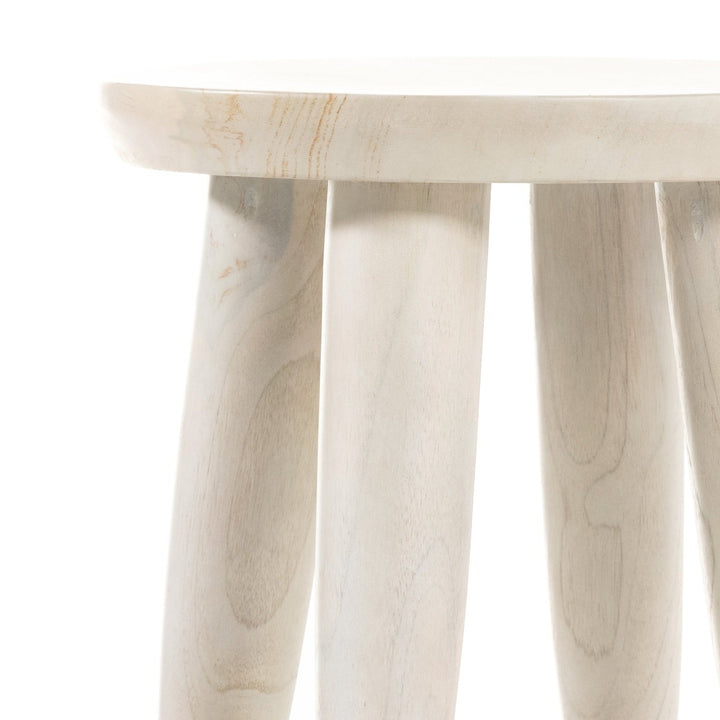 ZURI IVORY TEAK ACCENT TABLE