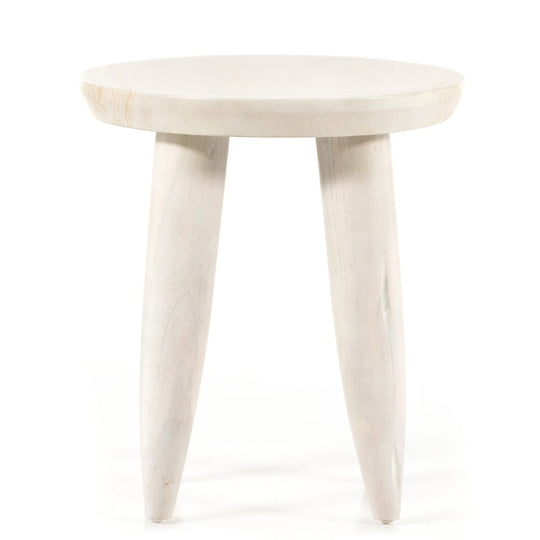 ZURI IVORY TEAK ACCENT TABLE