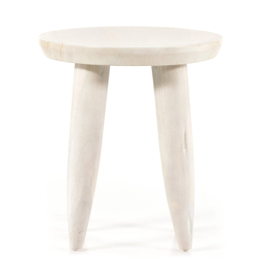 ZURI IVORY TEAK ACCENT TABLE