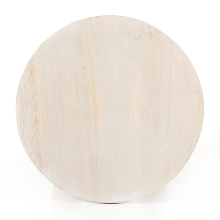 ZURI IVORY TEAK ACCENT TABLE