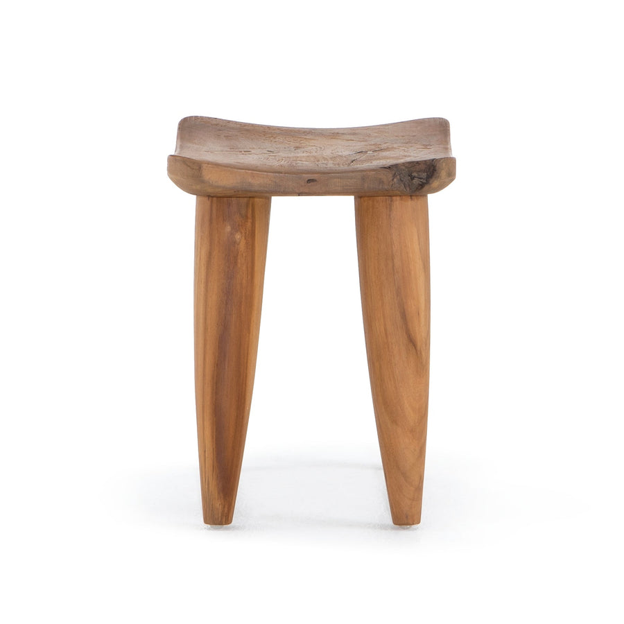 ZURI NATURAL TEAK ACCENT STOOL