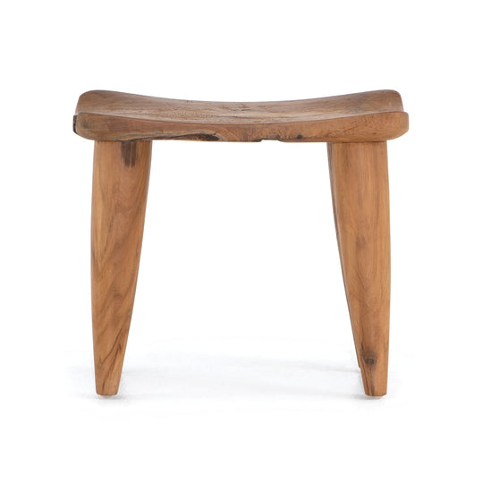 ZURI NATURAL TEAK ACCENT STOOL