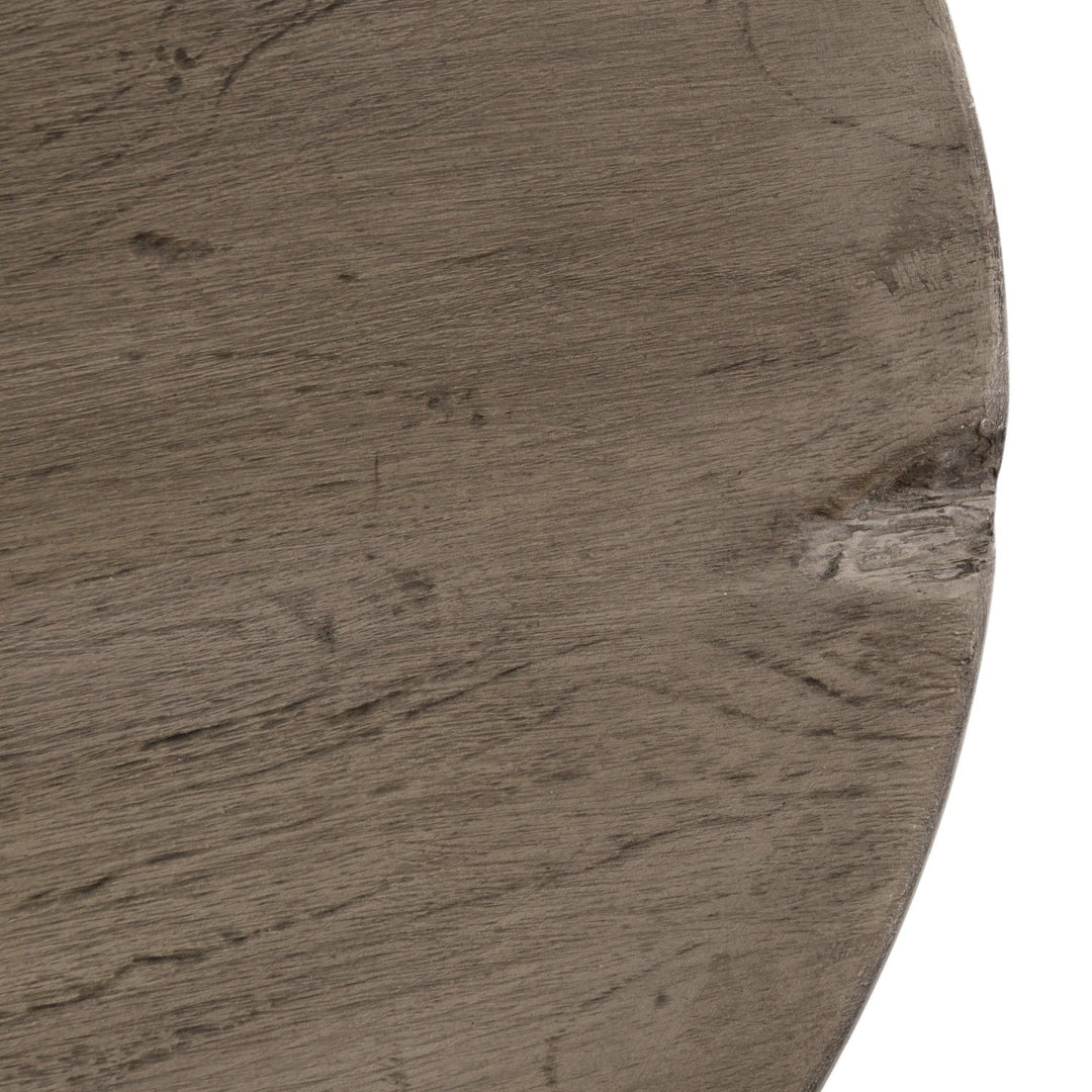 ZURI WEATHERED GREY TEAK ACCENT TABLE