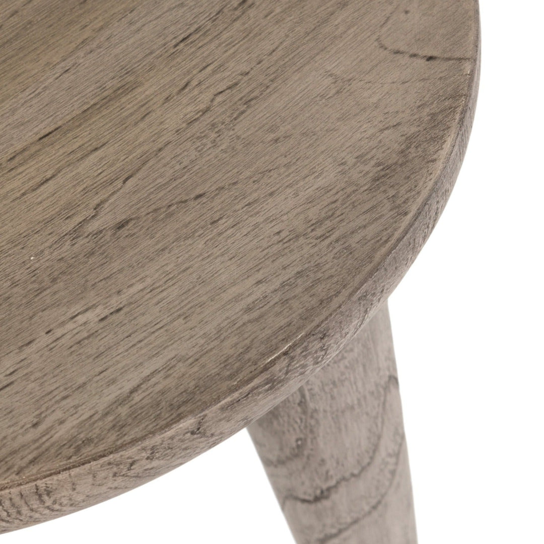 ZURI WEATHERED GREY TEAK ACCENT TABLE