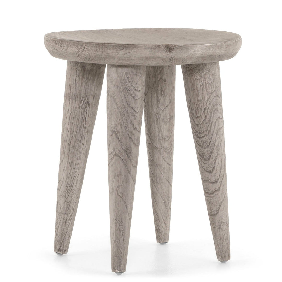 ZURI WEATHERED GREY TEAK ACCENT TABLE