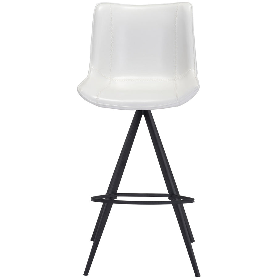 AKI LEATHERETTE BAR STOOLS | SET OF 2