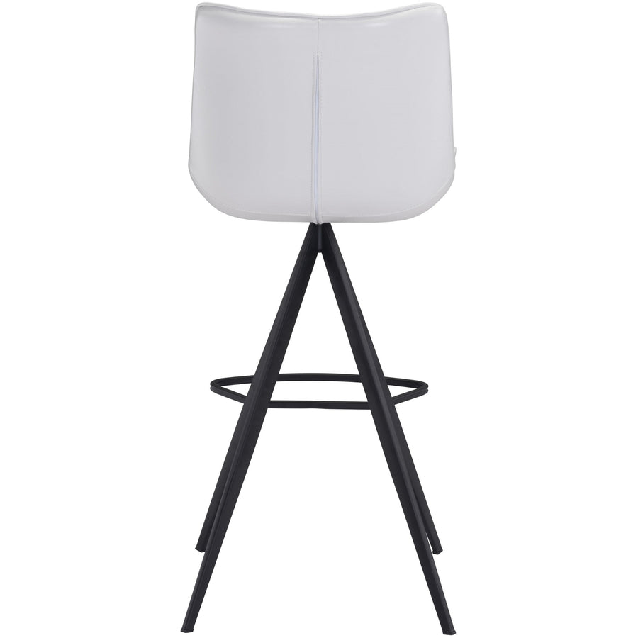 AKI LEATHERETTE BAR STOOLS | SET OF 2