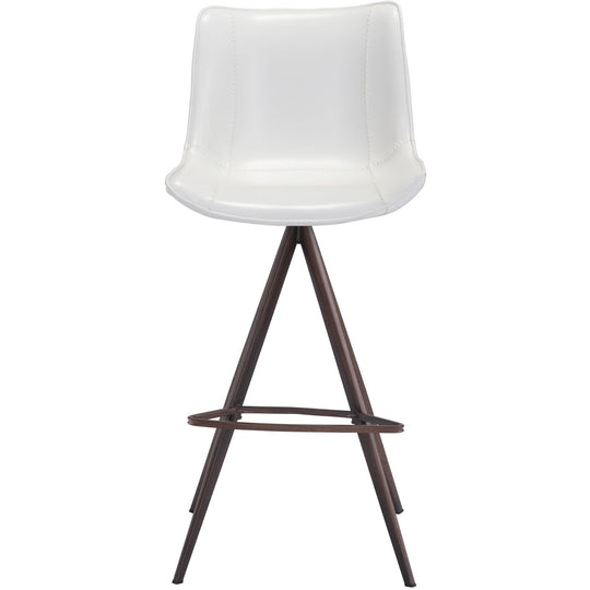 AKI LEATHERETTE BAR STOOLS | SET OF 2