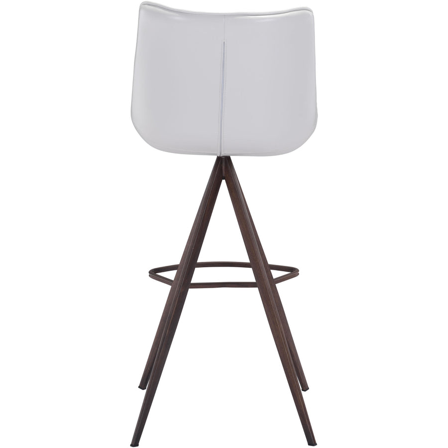 AKI LEATHERETTE BAR STOOLS | SET OF 2