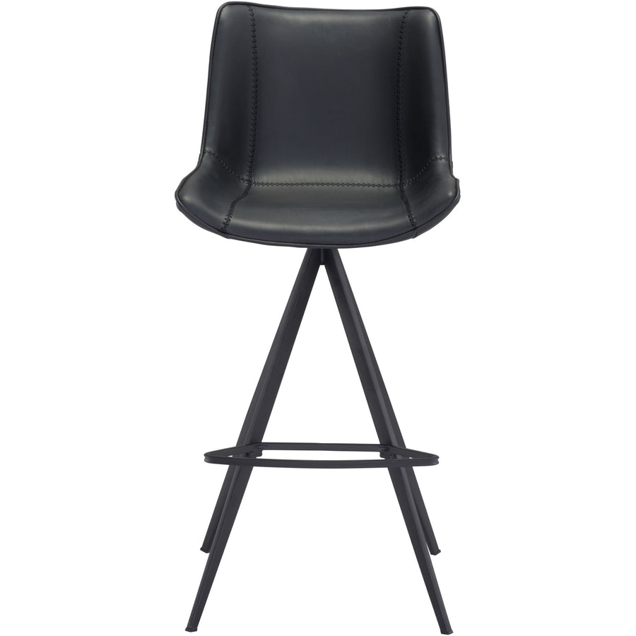 AKI LEATHERETTE BAR STOOLS | SET OF 2