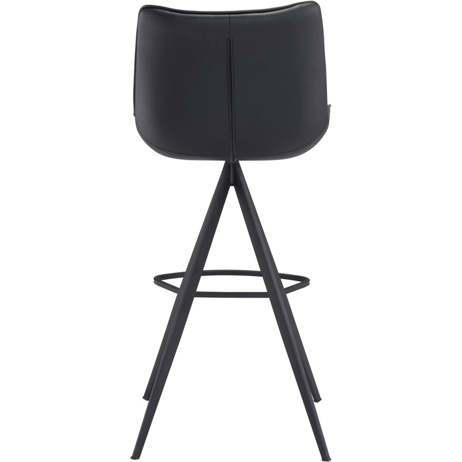 AKI LEATHERETTE BAR STOOLS | SET OF 2