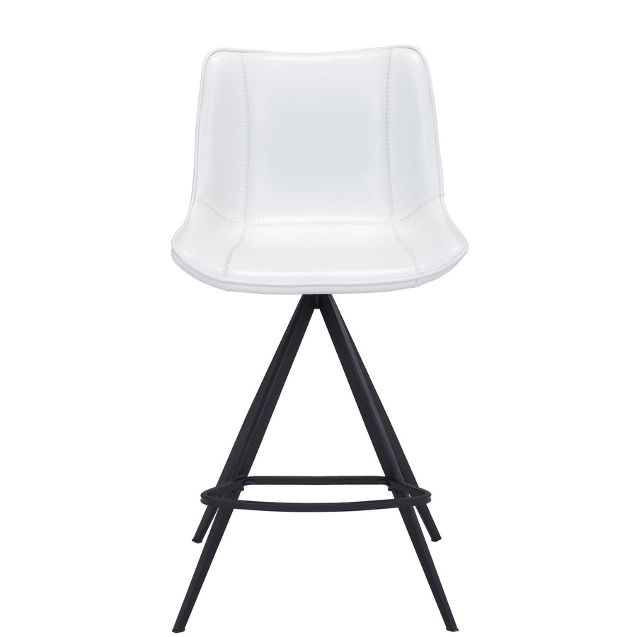 AKI LEATHERETTE COUNTER STOOLS | SET OF 2