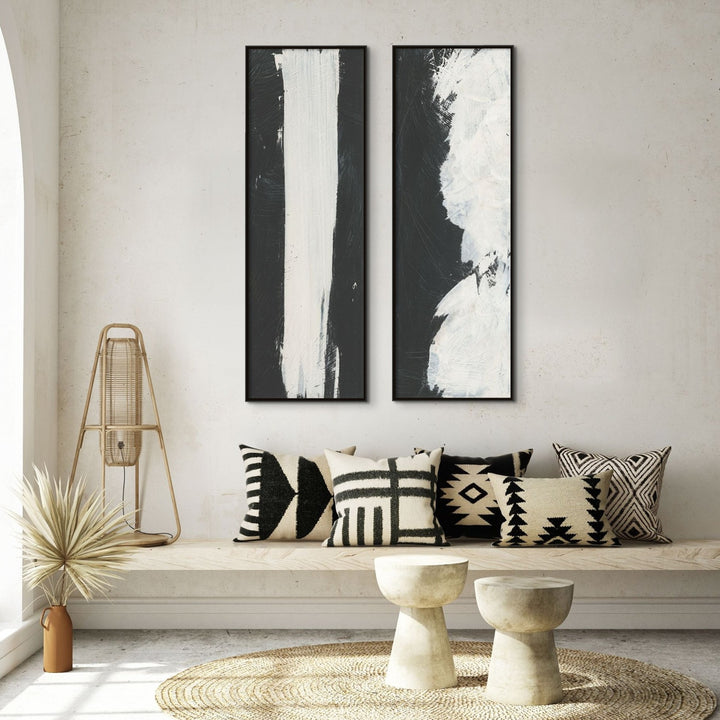 "DANCING IN THE MOONLIGHT" BLACK & WHITE CANVAS ART