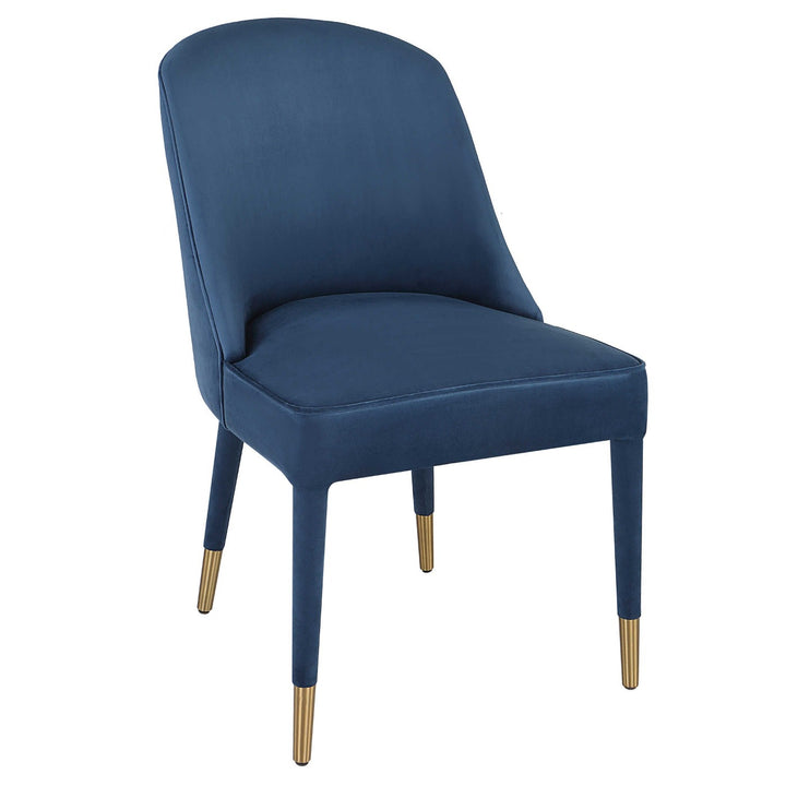 Sapphire gold dining chair