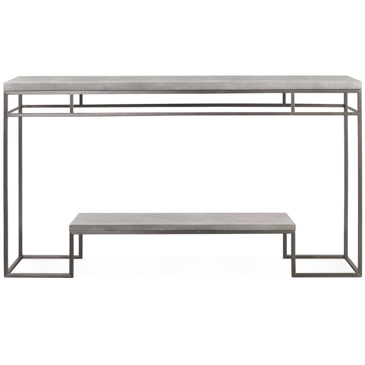 CLEA FAUX SHAGREEN CONSOLE TABLE