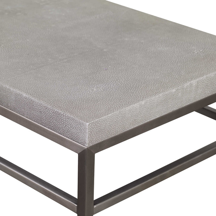 CLEA FAUX SHAGREEN CONSOLE TABLE