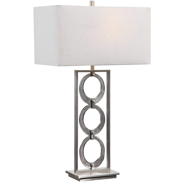 PERRIN ART GLASS RECTANGULAR LAMP